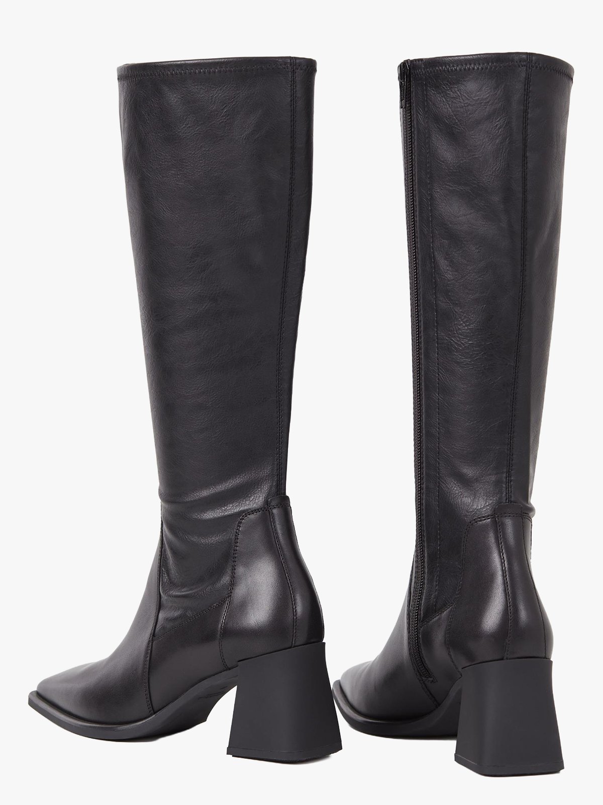 Vagabond Hedda High Boot Svart, Skinn/Kammet Skinn
