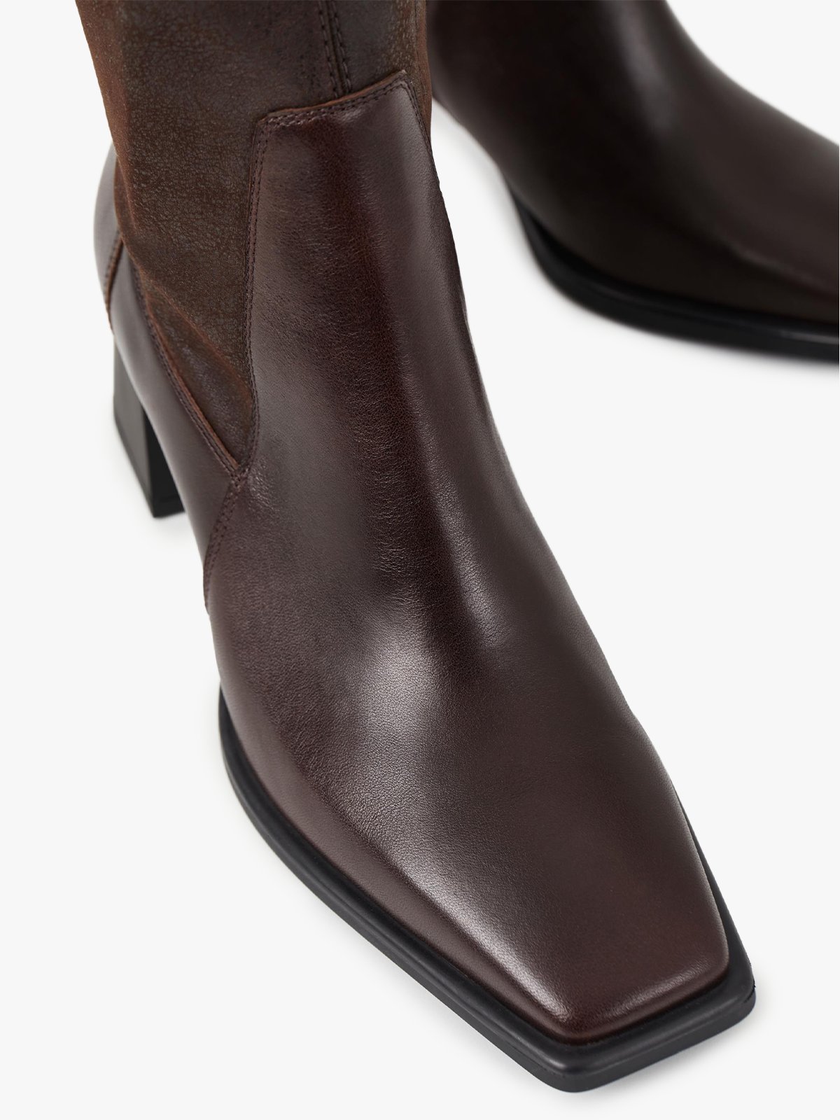 Vagabond Hedda Boot Stretch Brun skinn/kammet skinn
