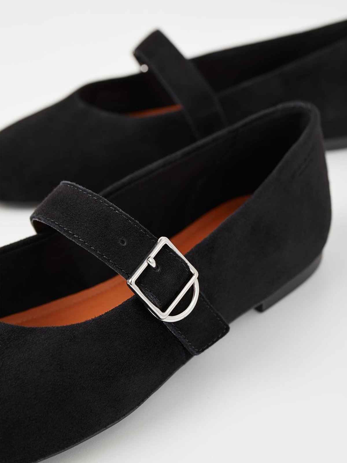 Vagabond Jolin Strap Suede Svart semsket skinn
