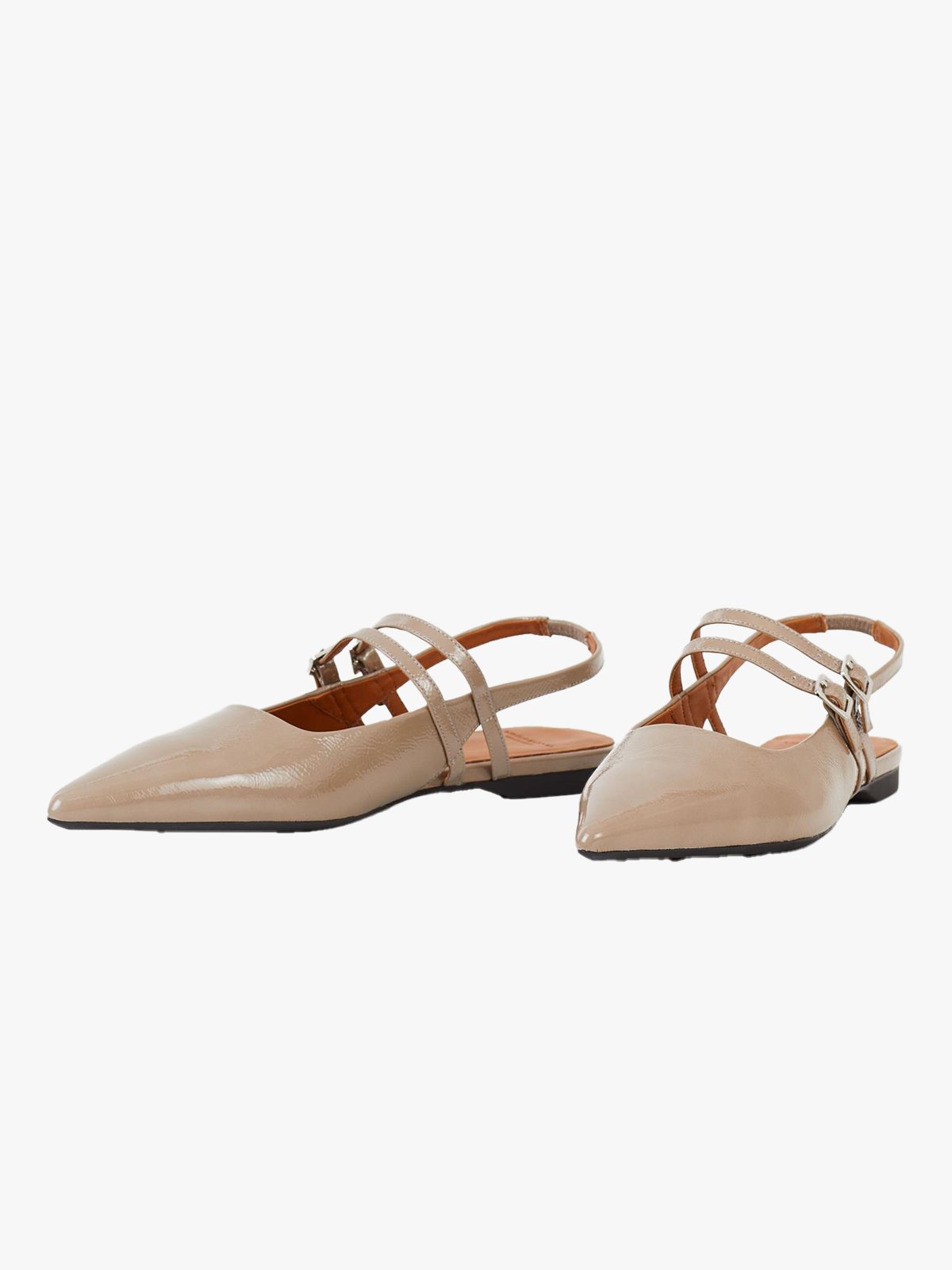 Vagabond Hermine Lysebrun lakkskinn