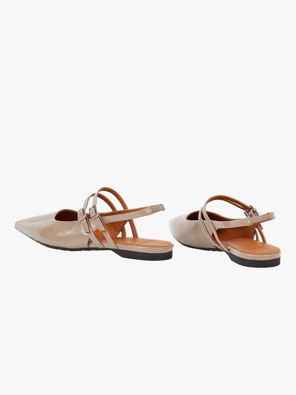 Vagabond Hermine Lysebrun lakkskinn