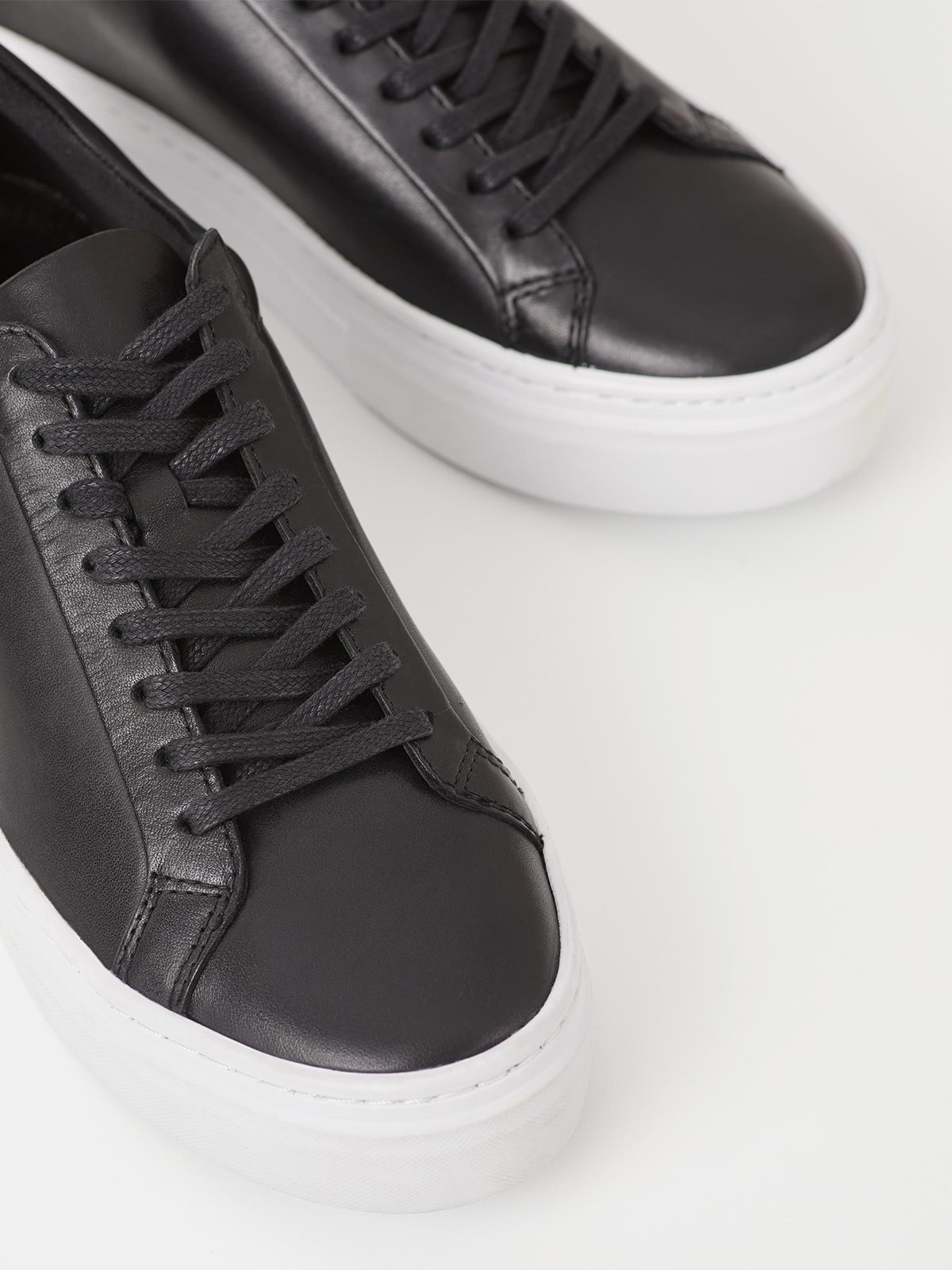 Vagabond Zoe Platform Svart skinn