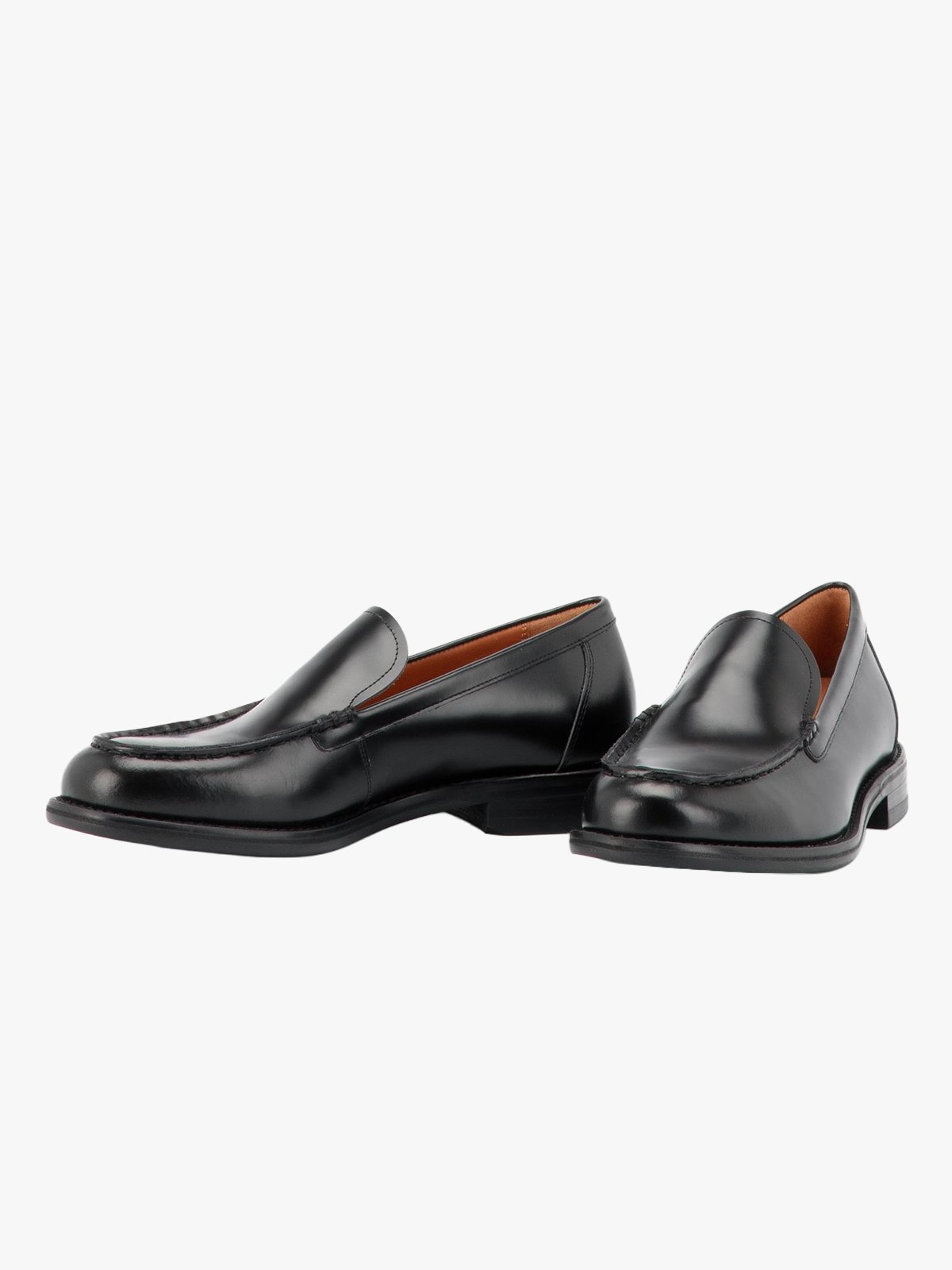 Vagabond Linn Polished Leather Loafers Svart