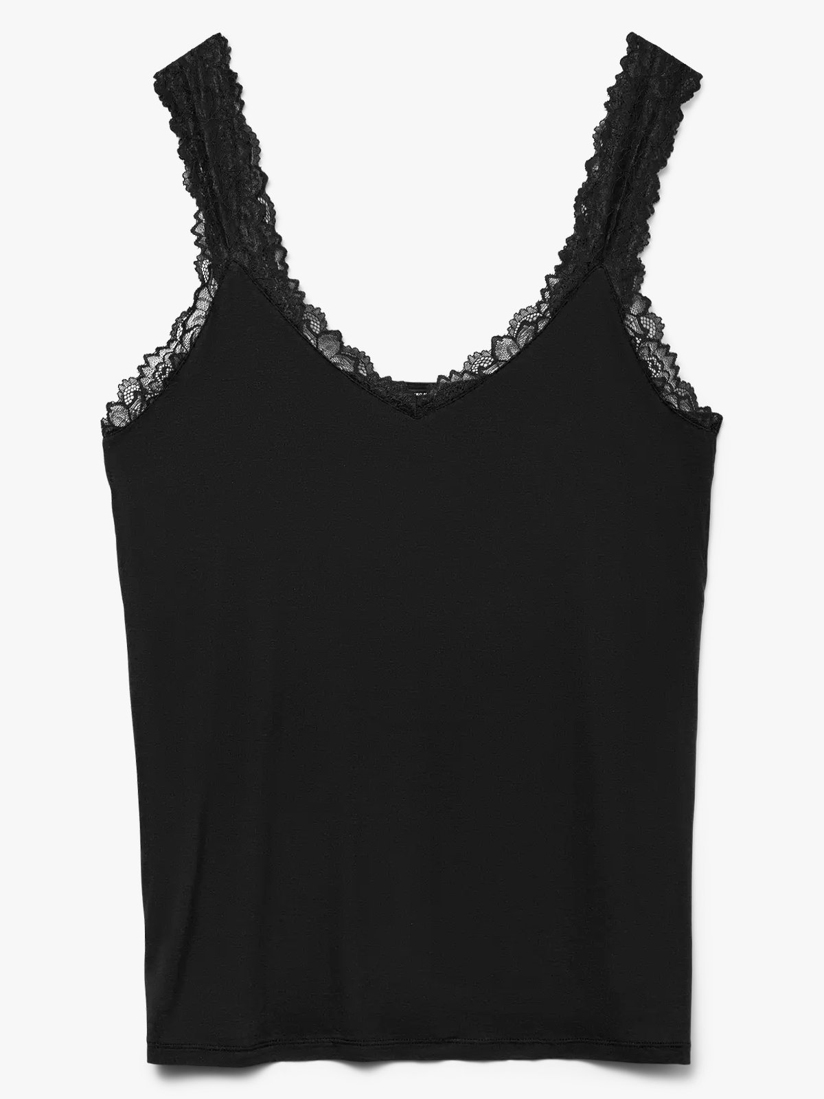 Vero Moda Curve Rosa Short Sleeve Top Black
