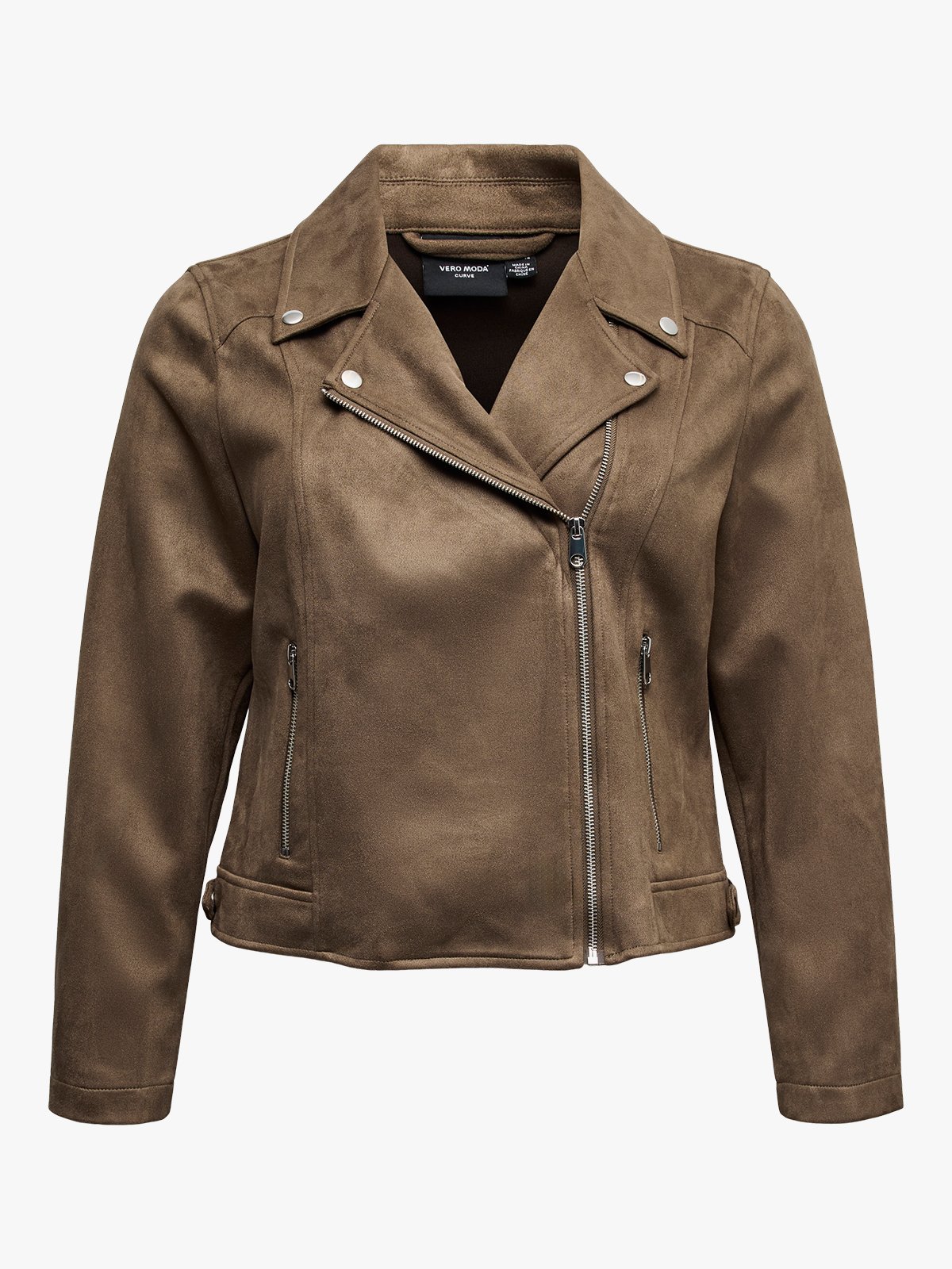 Vero Moda Curve Jose Short Jacket Brun / Chocolate Chip