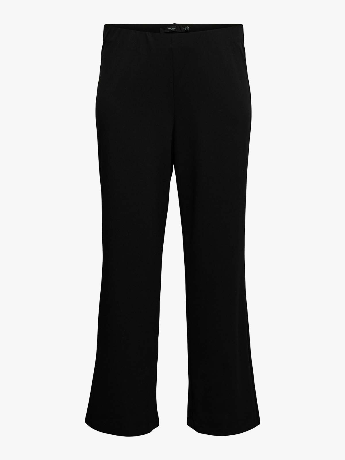 Vero Moda Curve Berlin Zamira Mid Waist Wide Pant Black