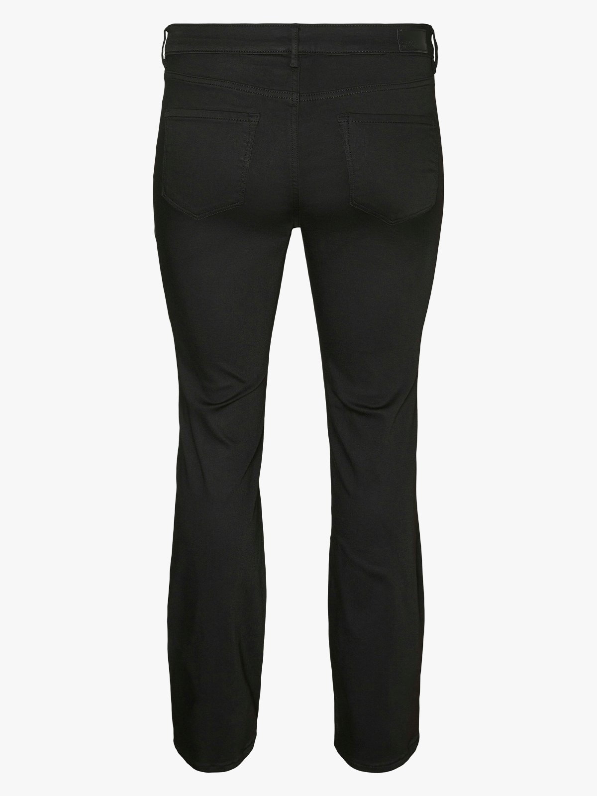 Vero Moda Curve Flash Mid Rise Straight Jeans Black
