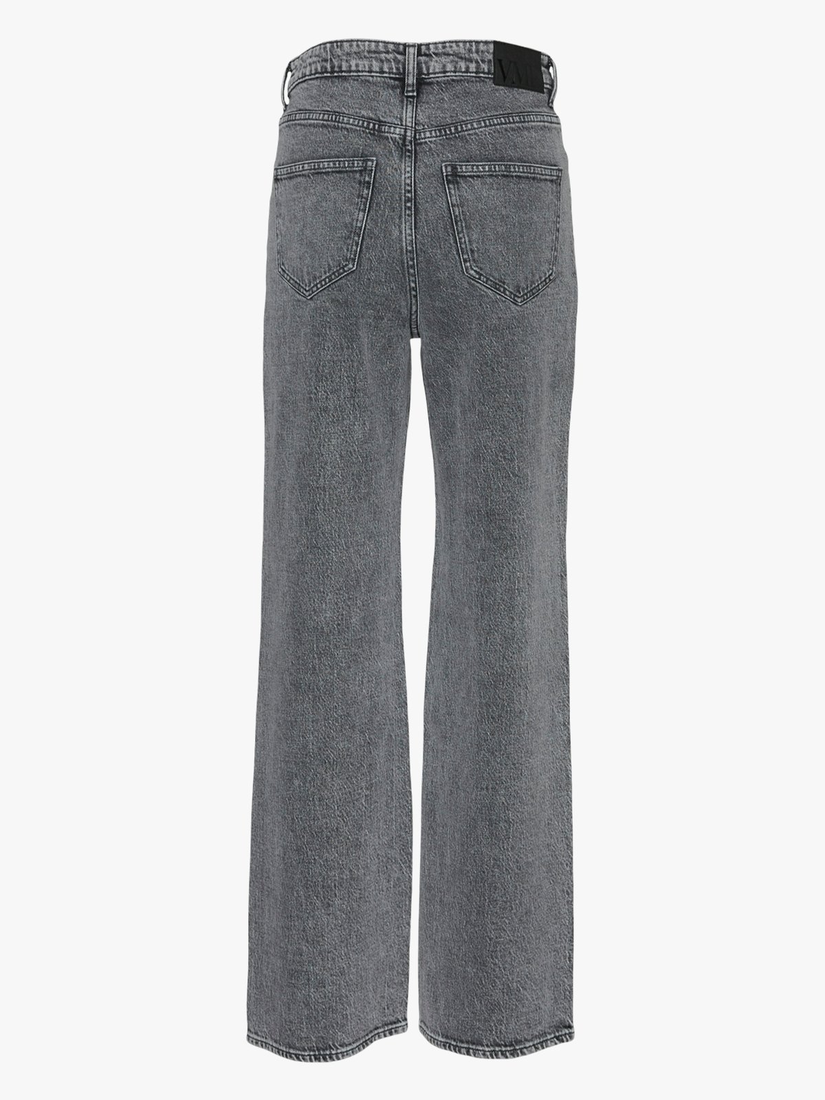 Vero Moda Curve Tessa High Rise Wide Jeans Medium Grey Denim
