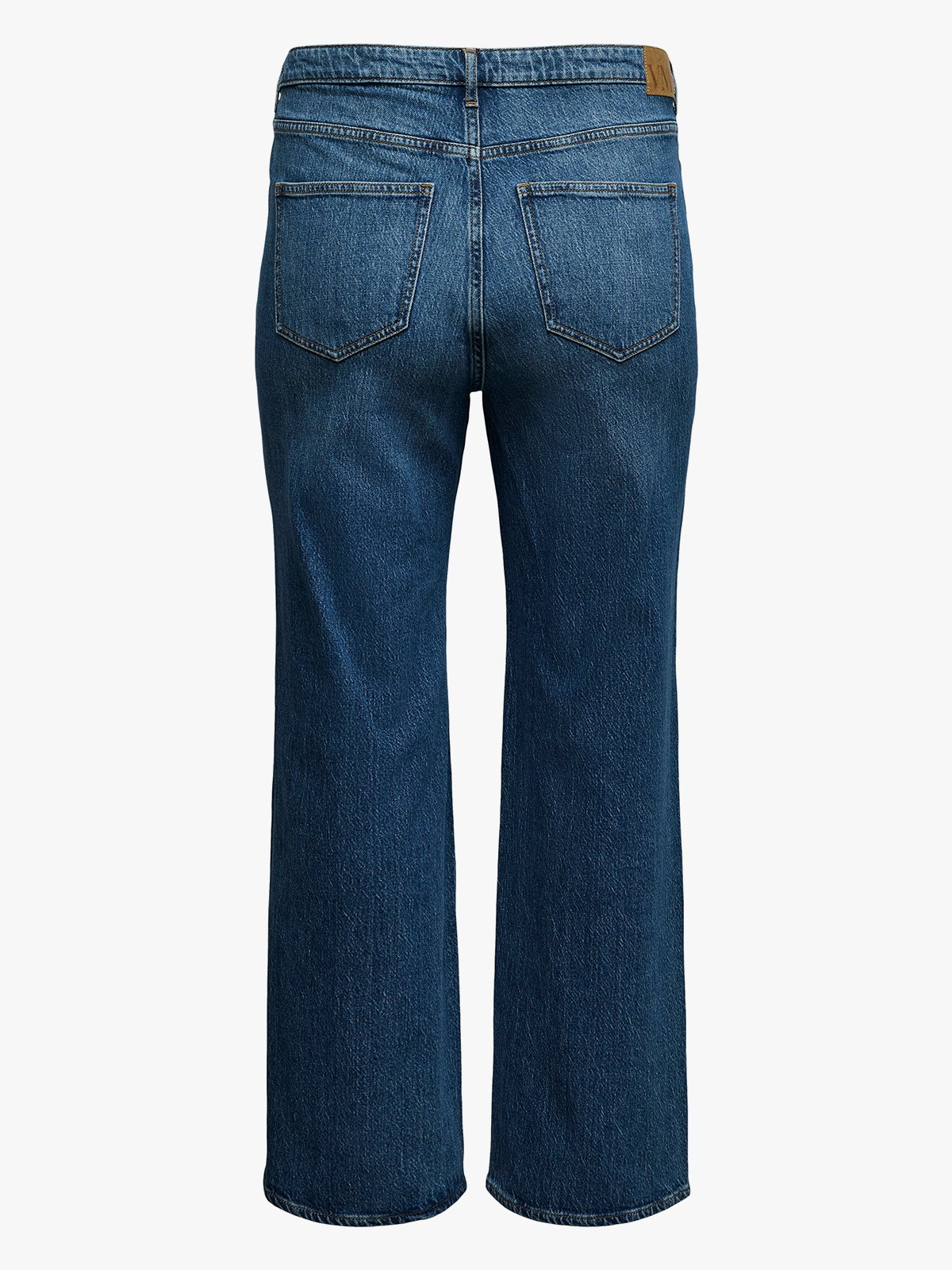Vero Moda Curve Tessa High Rise Wide Jeans Medium Blue Denim
