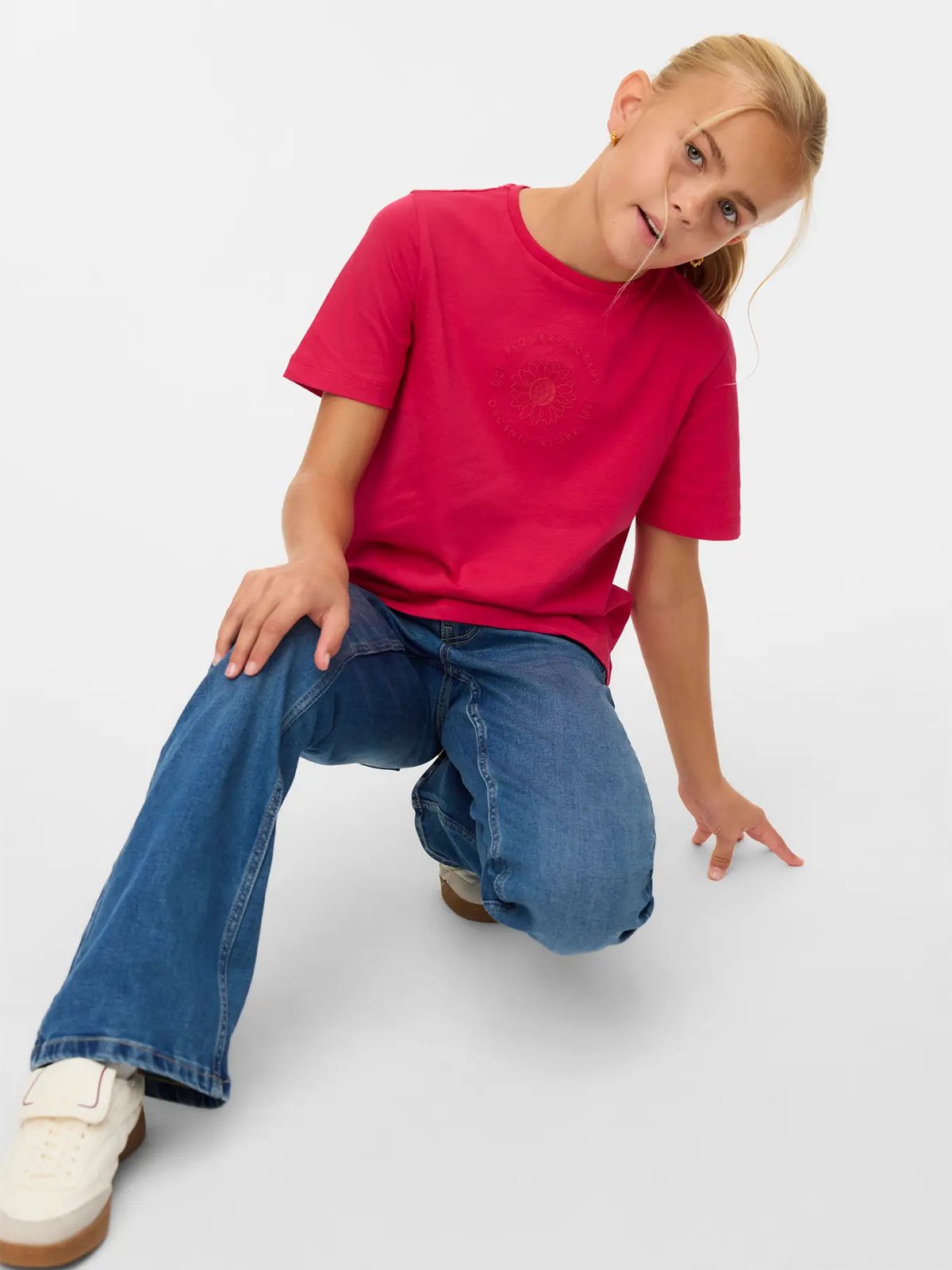 Vero Moda Girl River Flare Denim Medium Blue Denim