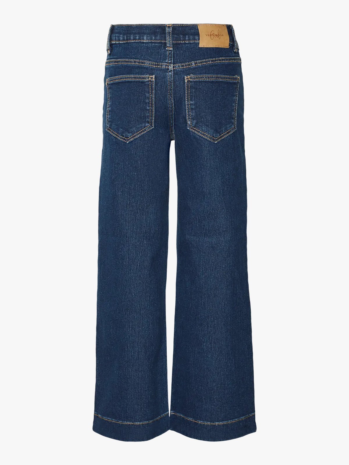 Vero Moda Girl Daisy Hr Wide Denim Dark Blue Denim