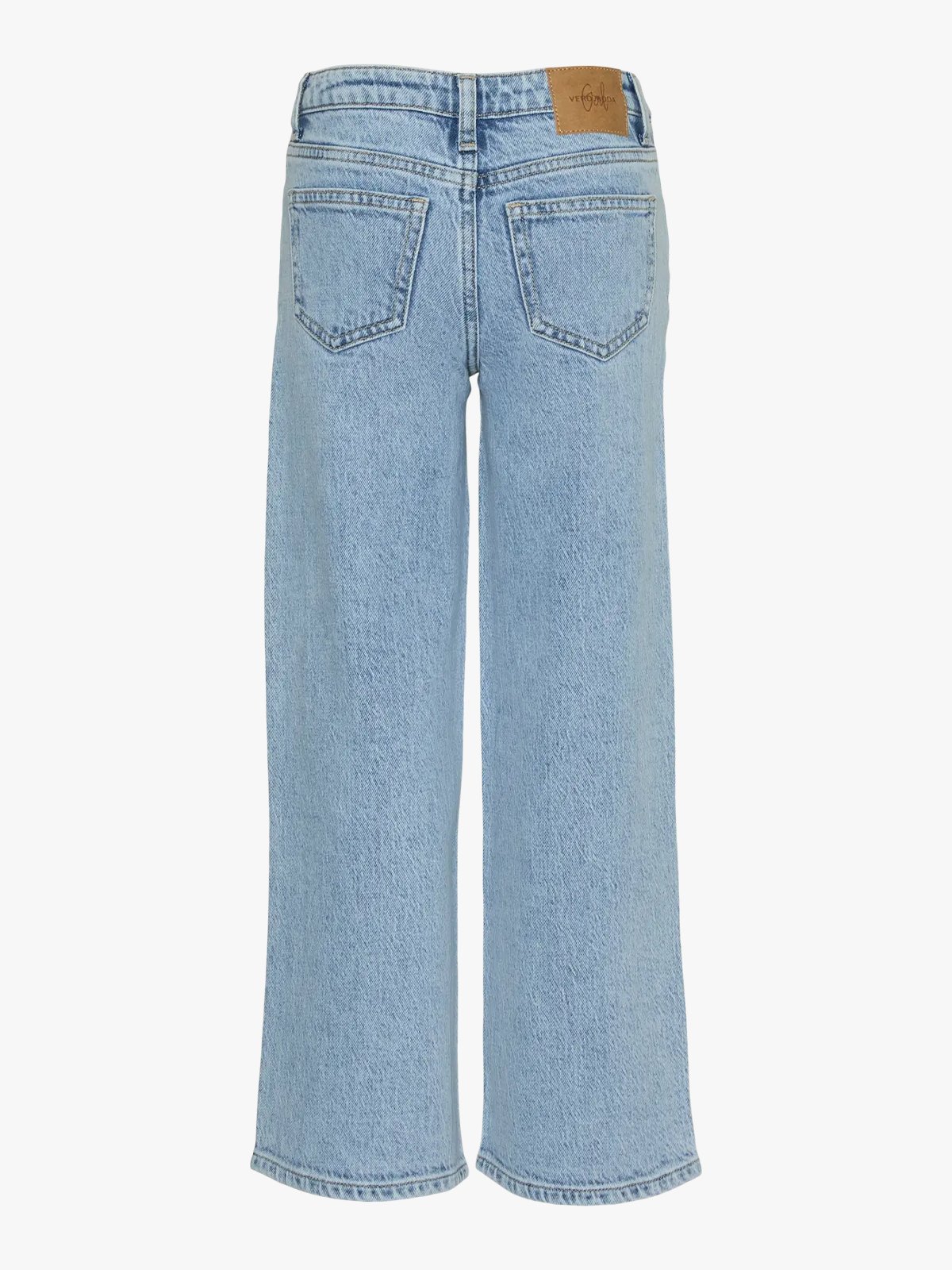 Vero Moda Girl Tessa Hr Wide Jeans Light Blue Denim