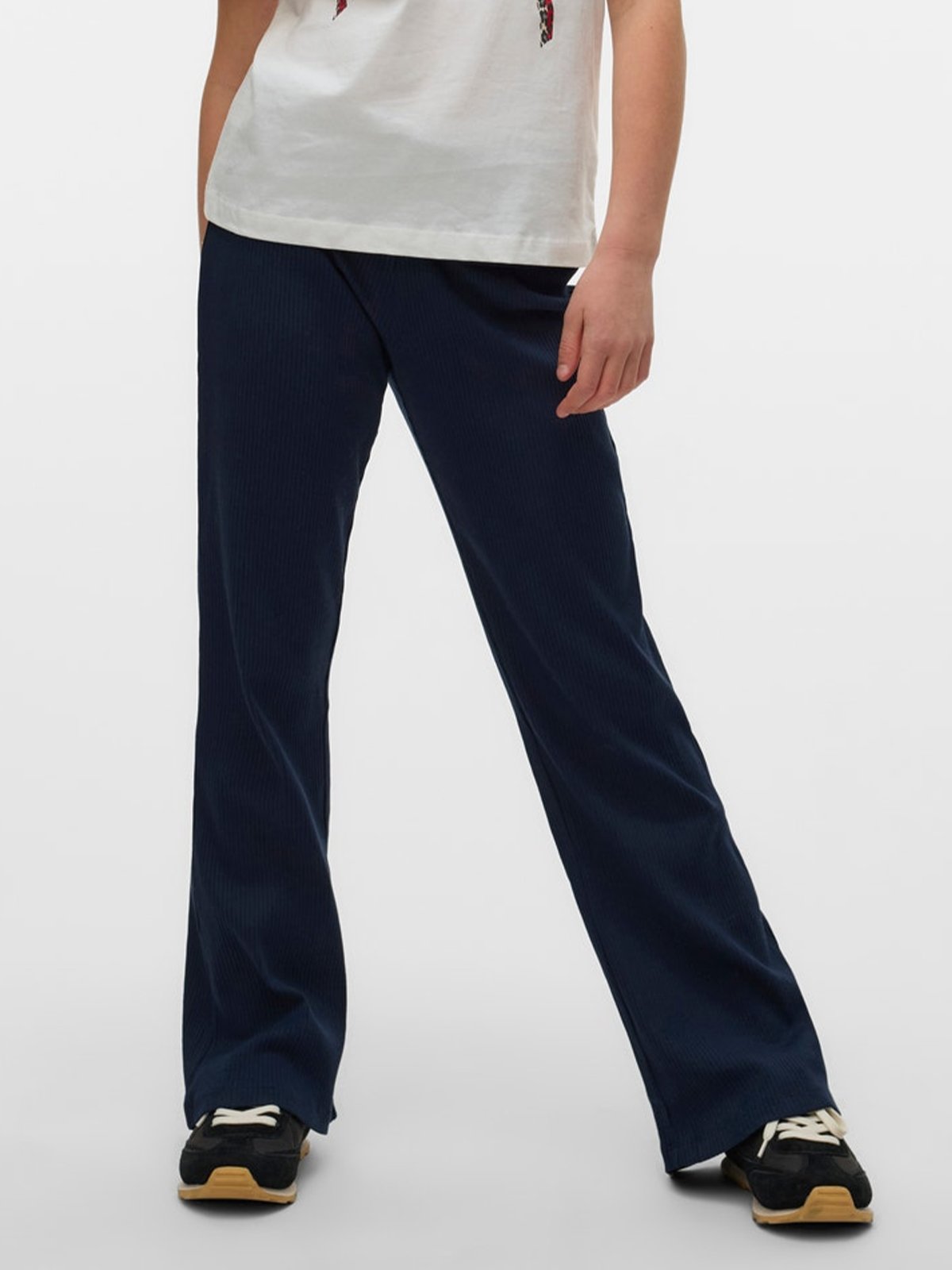 Vero Moda Girl Lavender Folddown Flared Pant Navy Blazer