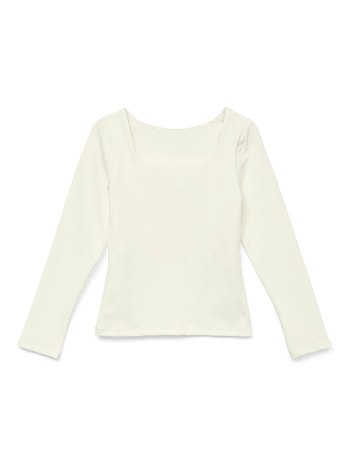 Vero Moda Girl Million Long Sleeve Square Top 2-Way Snow White
