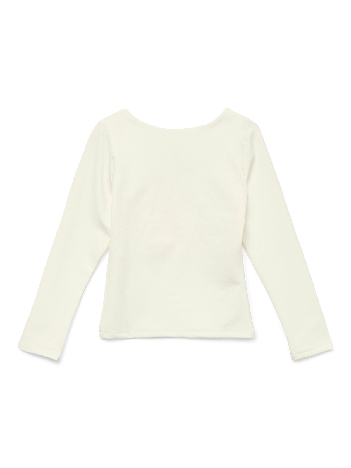 Vero Moda Girl Million Long Sleeve Square Top 2-Way Snow White
