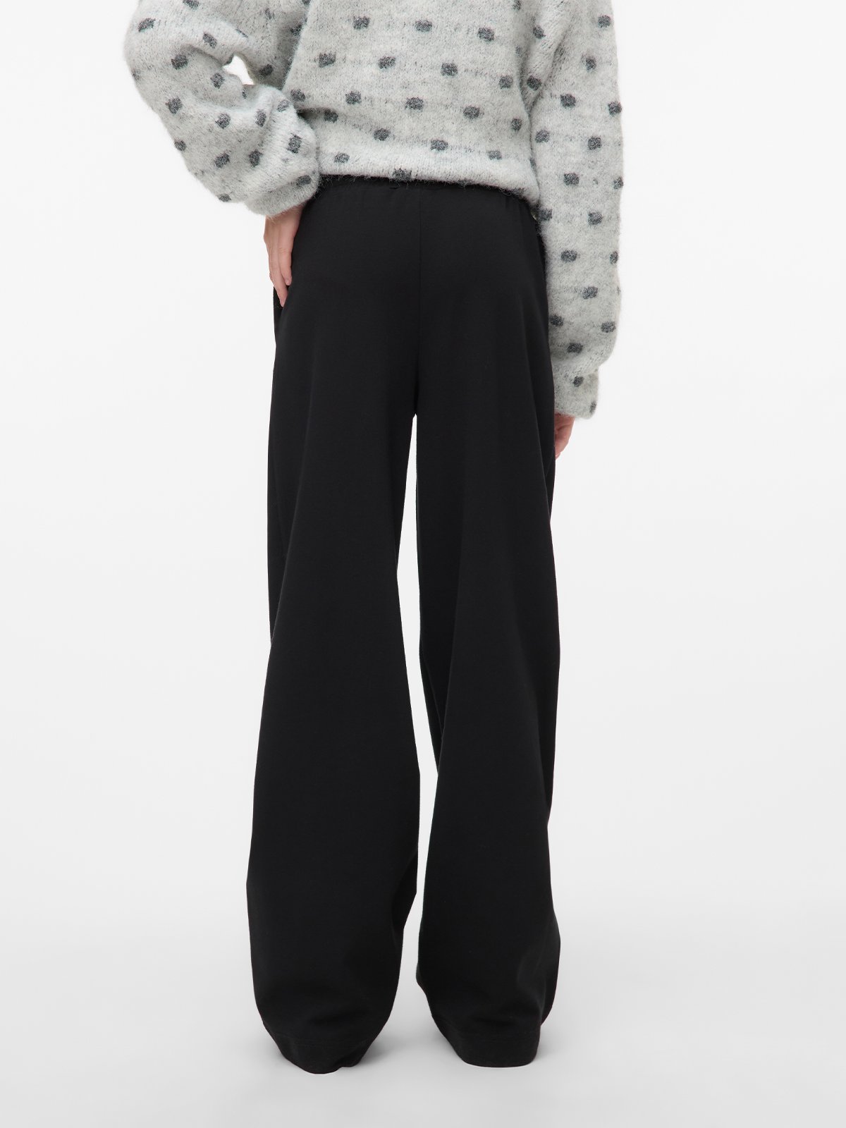 Vero Moda Girl Eva Mid Waist Straight Pant Girl Black