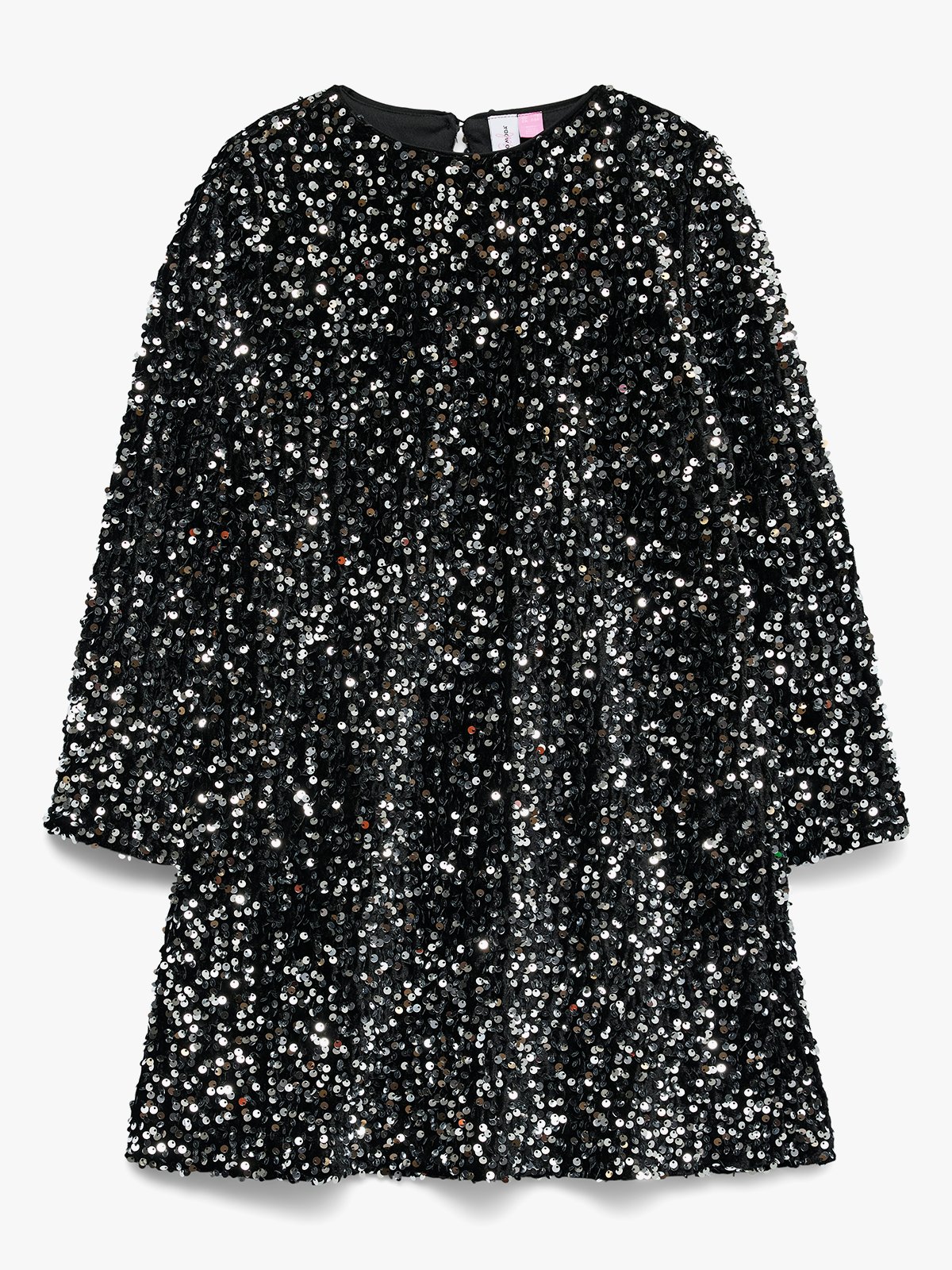 Vero Moda Girl Bella Sequin Dress Junior black silver sequin