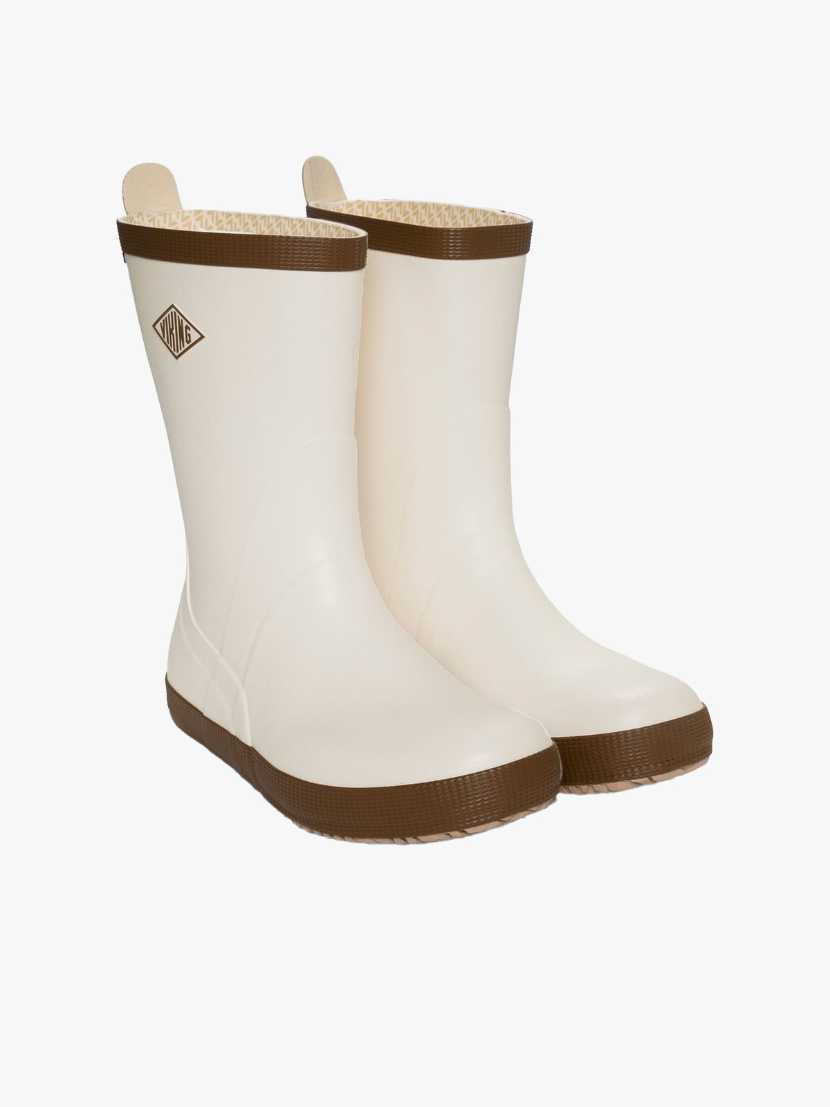 Viking Seilas Heritage Rubber Boot Cream/Brown