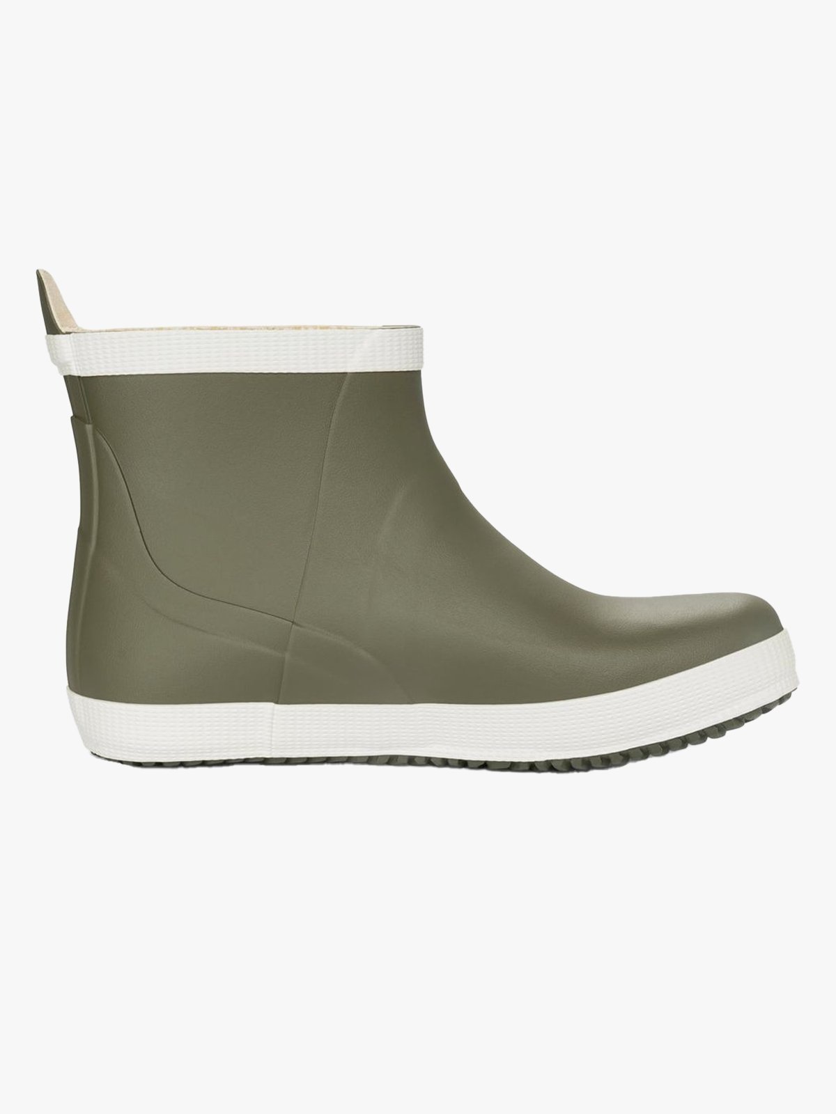 Viking Seilas Heritage Low Rubber Boot Olive/Eggshell