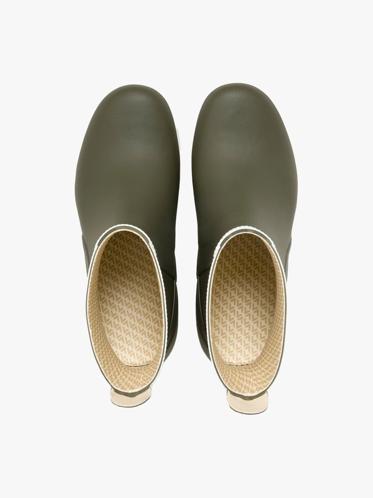 Viking Seilas Heritage Low Rubber Boot Olive/Eggshell