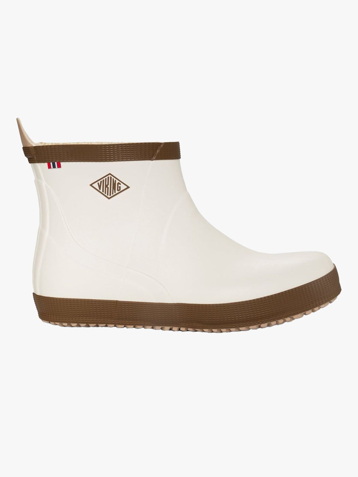 Viking Seilas Heritage Low Rubber Boot Cream/Brown
