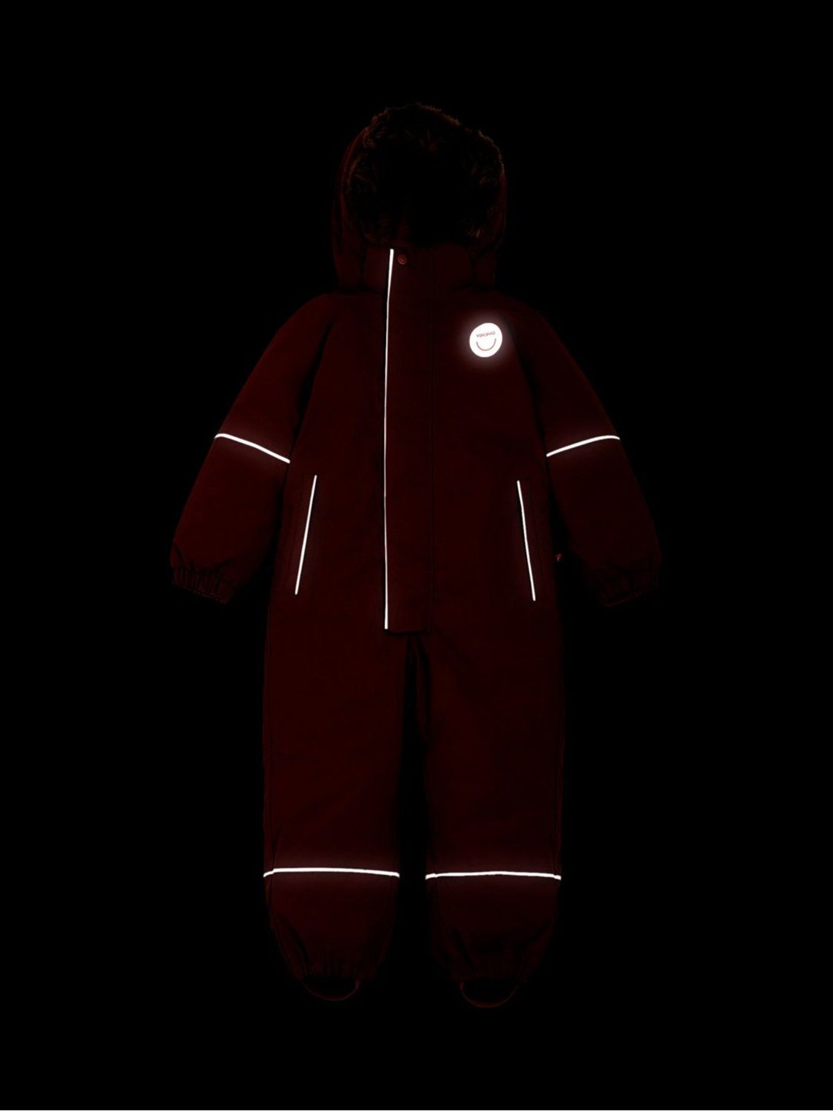 Viking Play Winter Playsuit Thermal Dark Pink