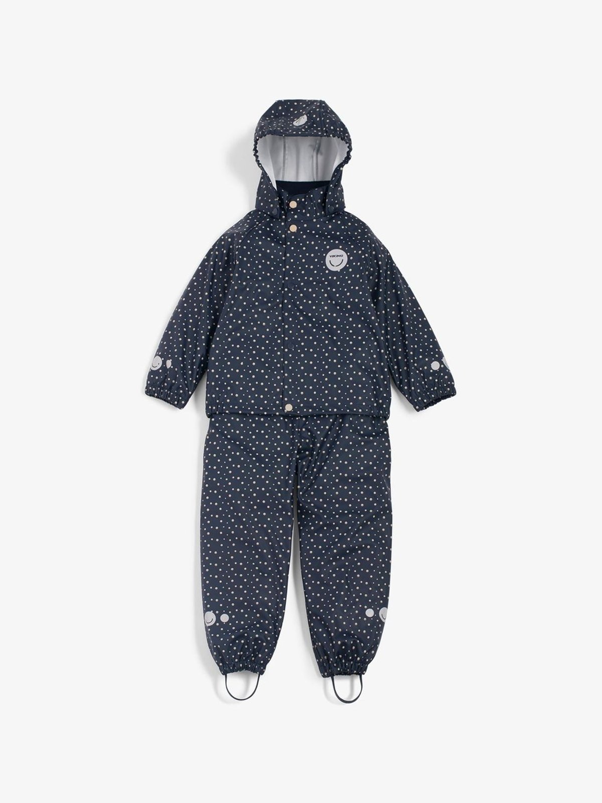Viking Jolly Print Rain Set Navy