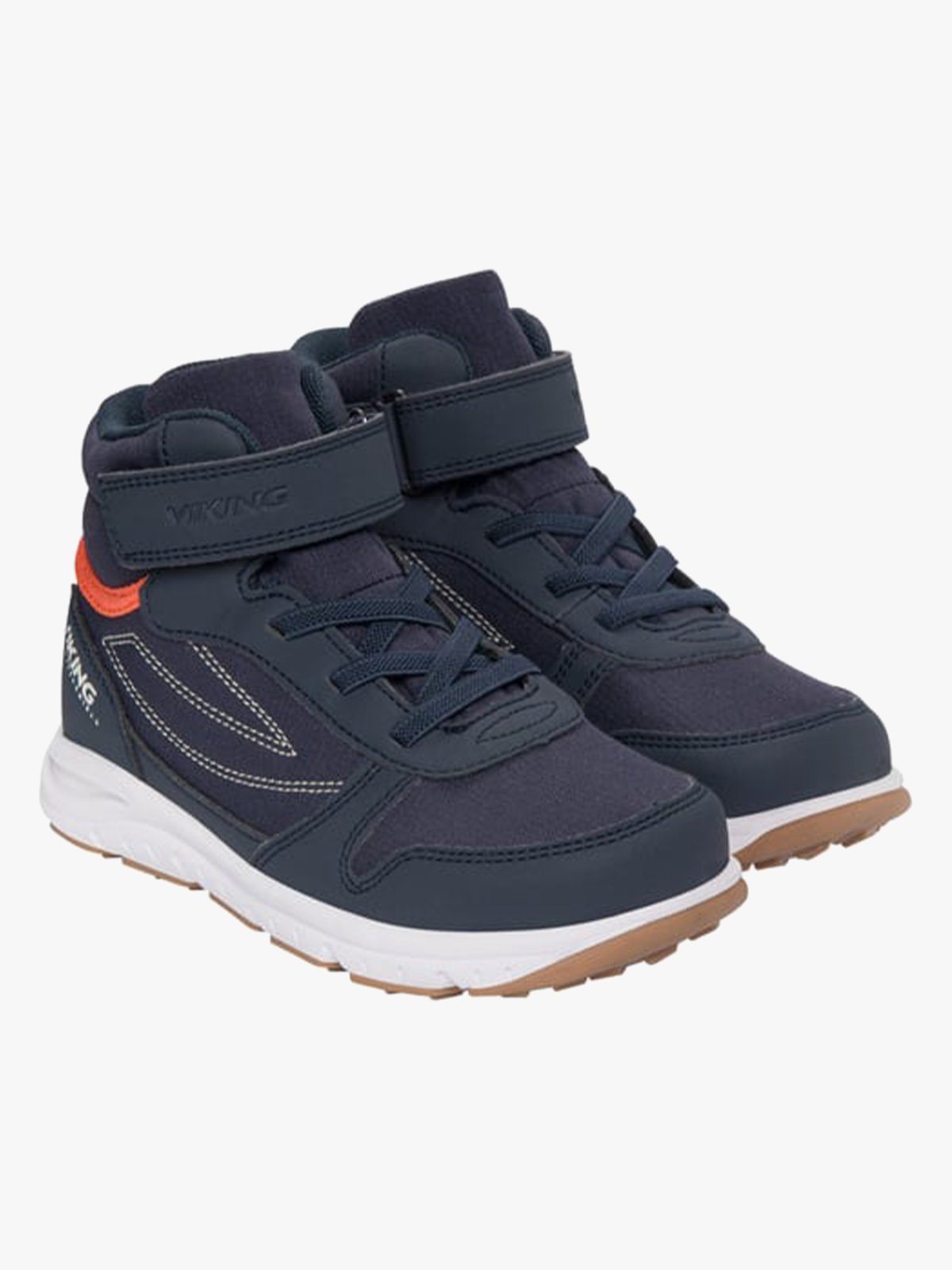 Viking Hovet Mid Waterproof 1V Navy/ orange