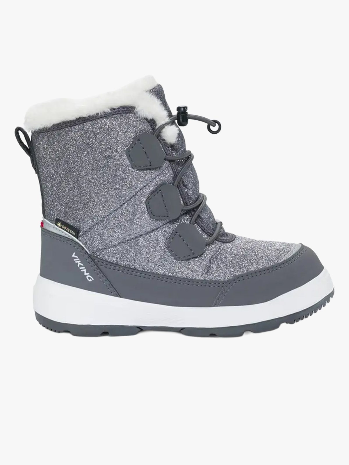 Viking Toasty Glitter Warm GTX Zip Dark Grey