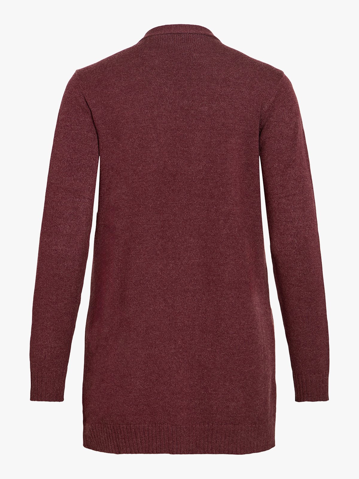 Vila Viril Open Long Sleeve Knit Cardigan Port Royale