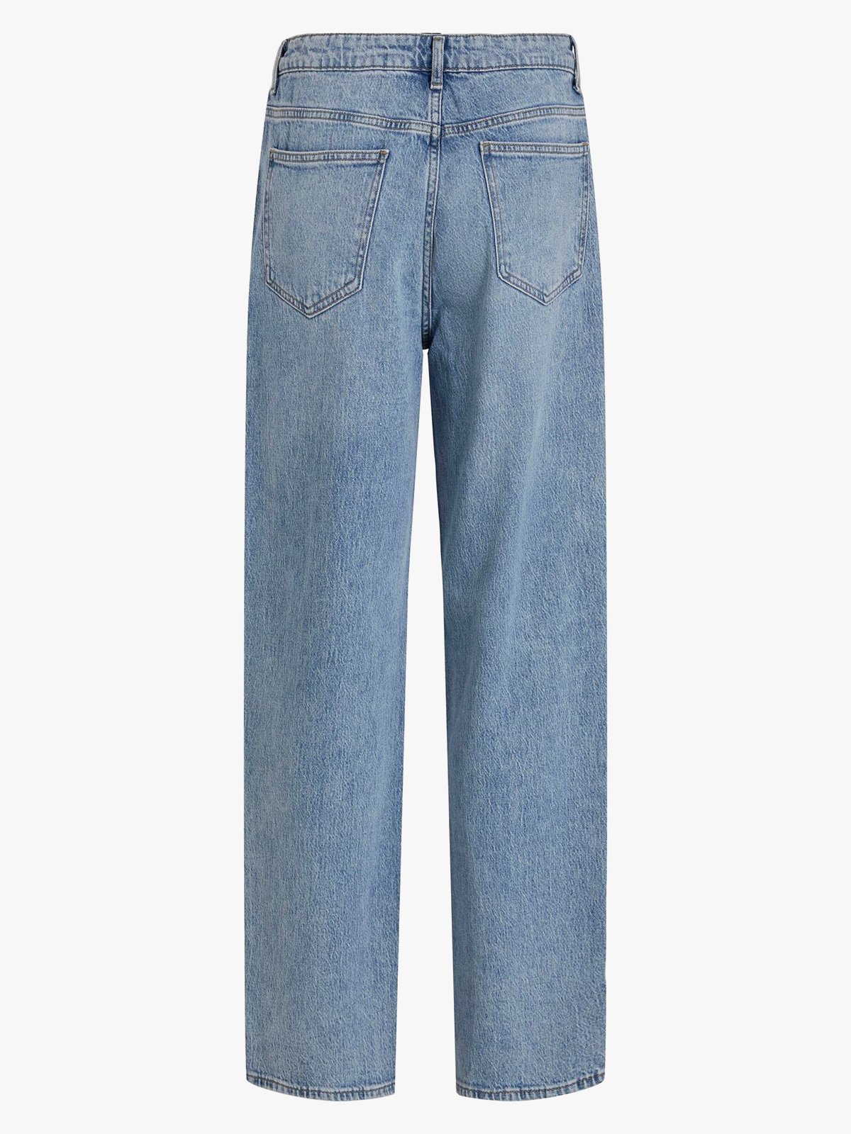 Vila Kelly Jaf High Waisted Straight Jeans Light Blue Denim