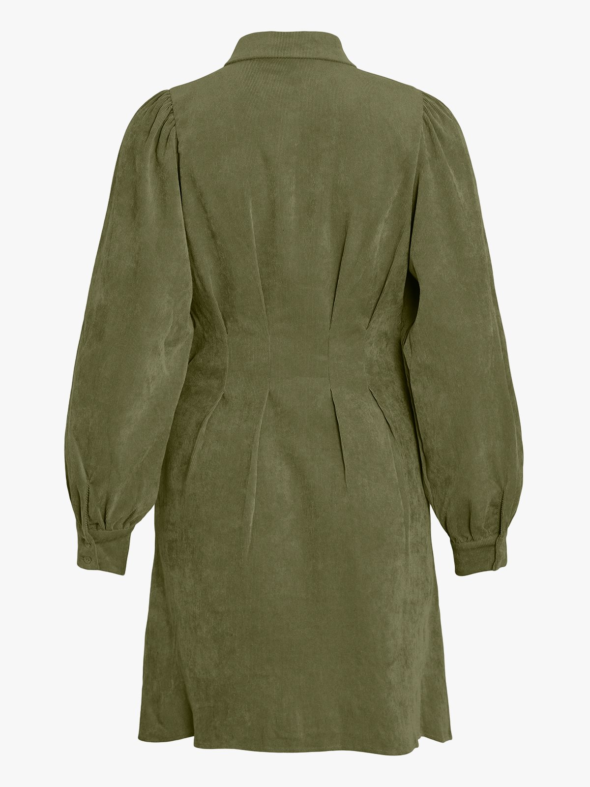 Vila Cordu Long Sleeve Shirt Dress Capulet Olive