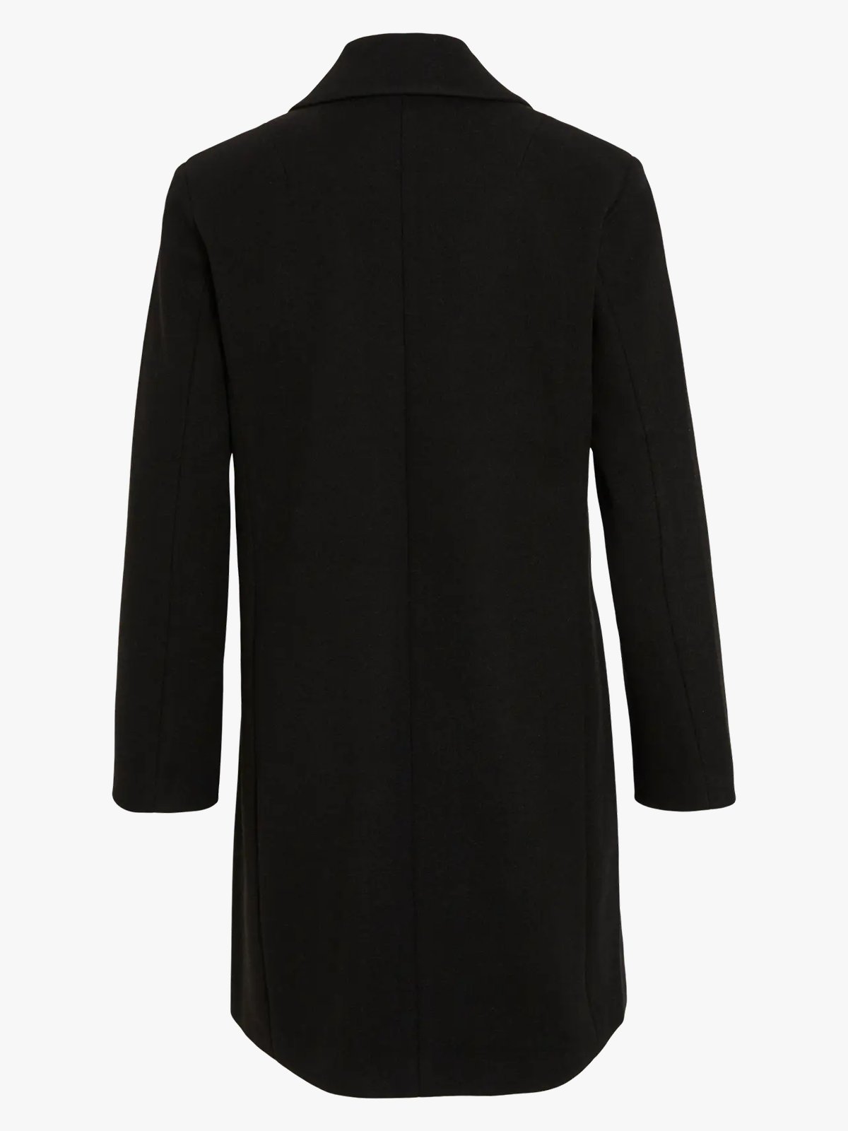 Vila Claudia Button Coat Black Beauty