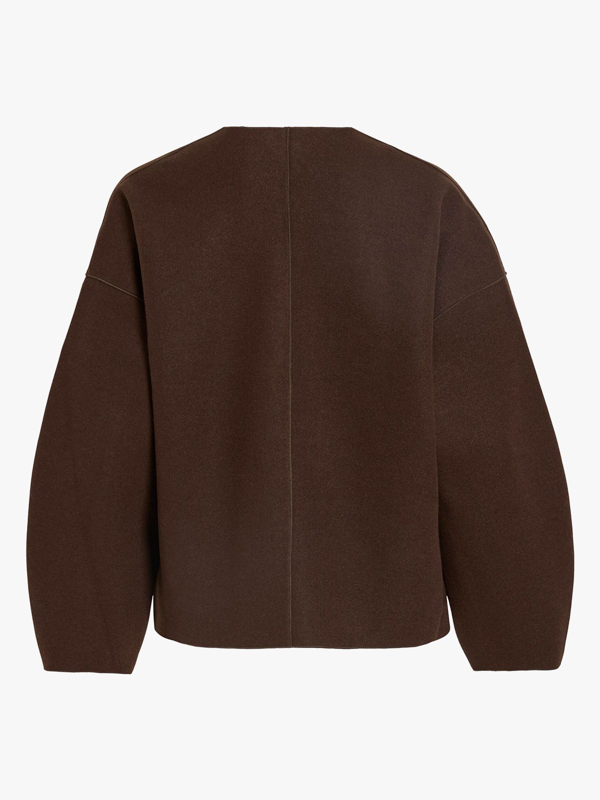 Vila Juice Loose Long Sleeve Jacket Coffee Bean