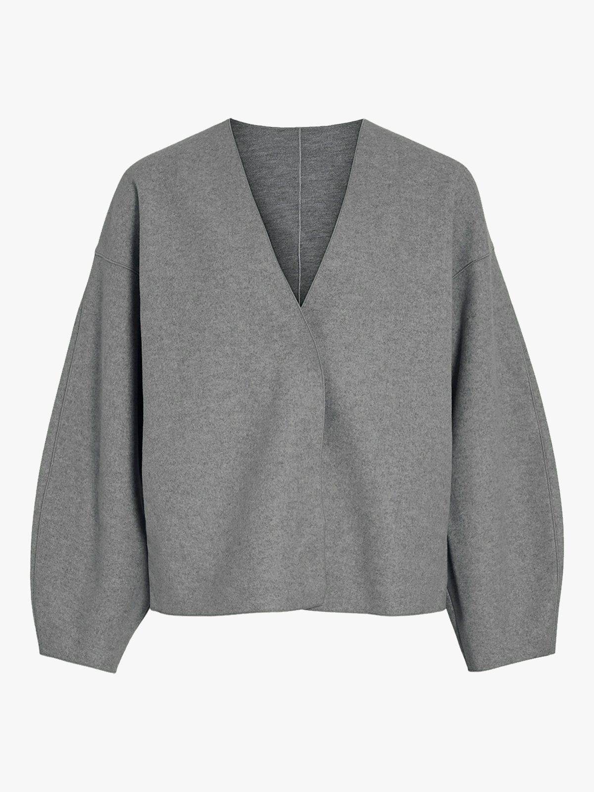 Vila Juice Loose Long Sleeve Jacket Medium Grey Melange