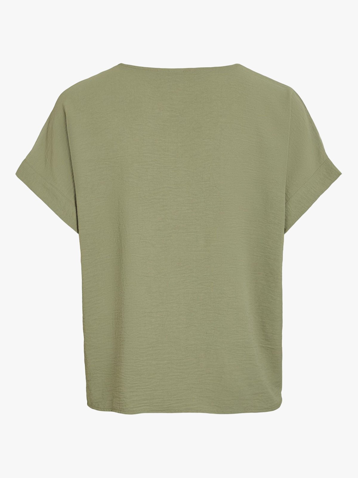 Vila Josa Short Sleeve Top Oil Green