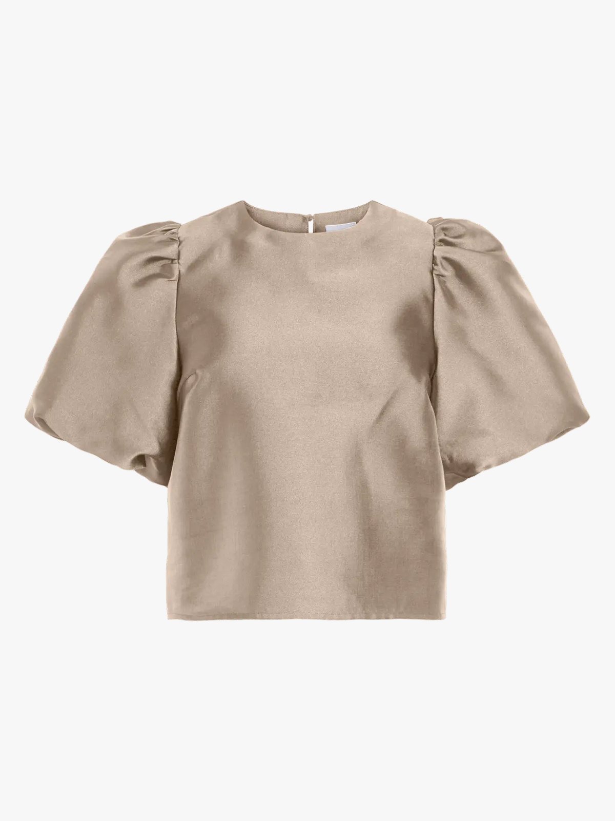 Vila Shina 2/4 O-Neck Top CEMENT