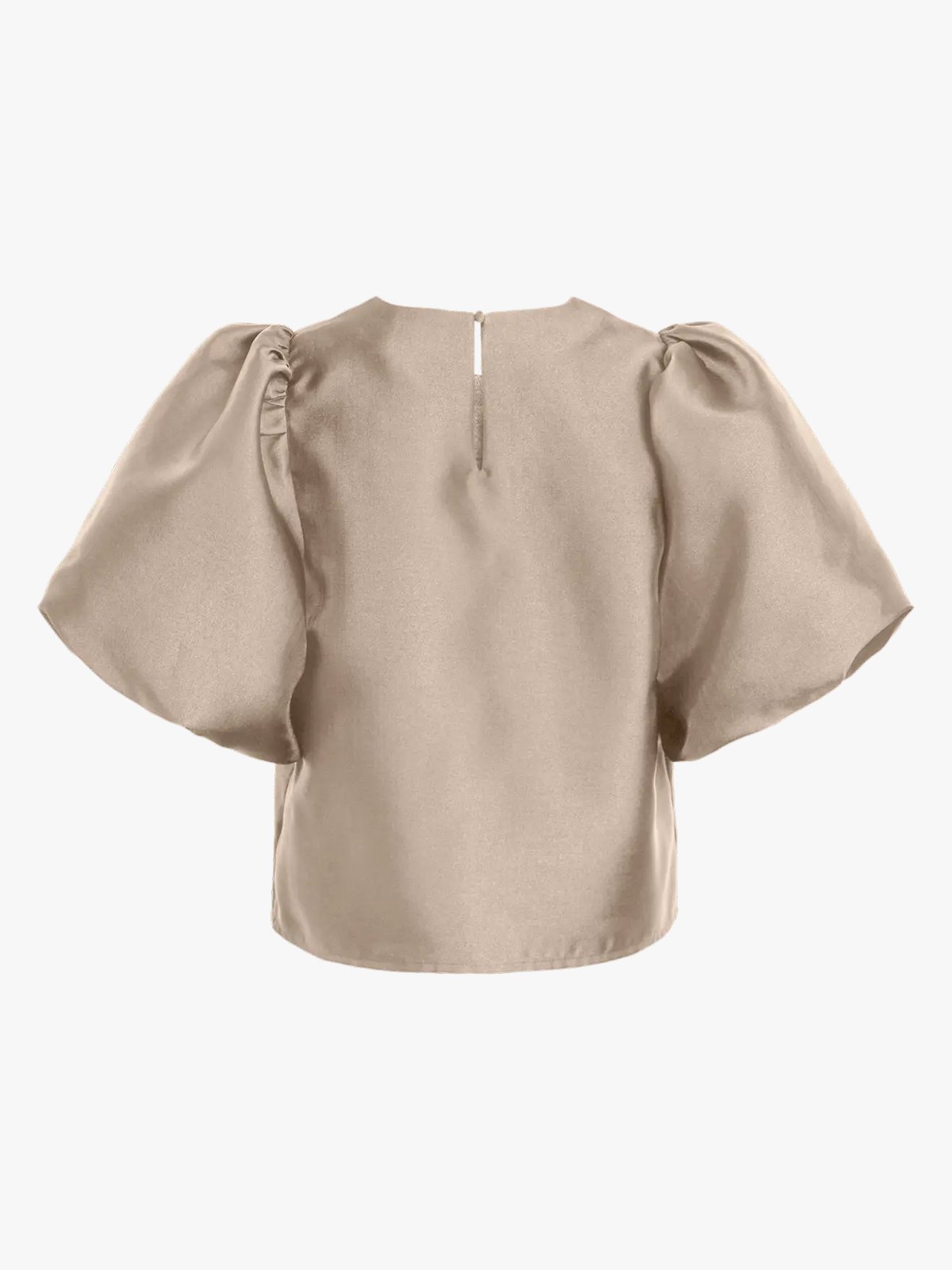 Vila Shina 2/4 O-Neck Top CEMENT