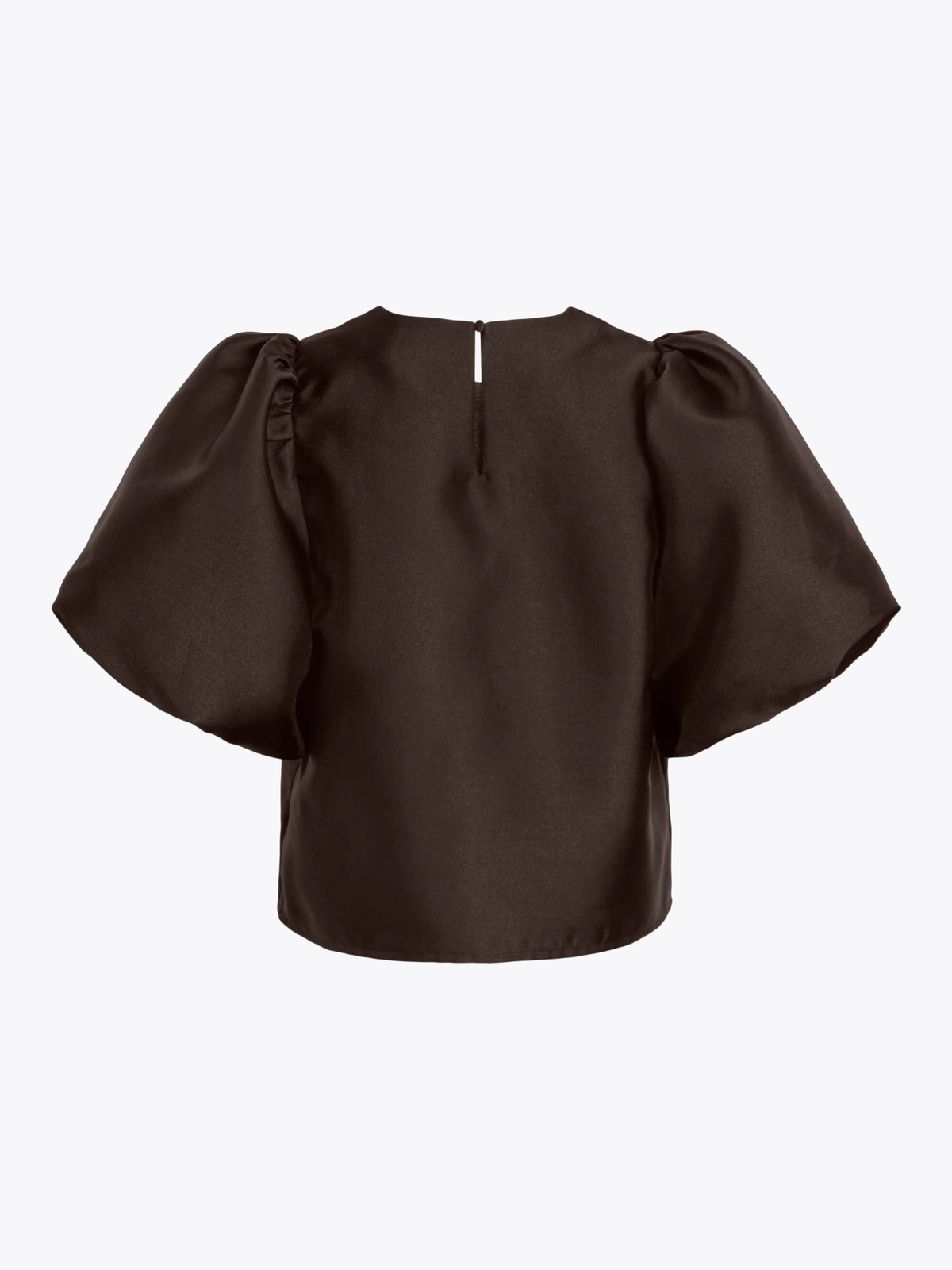 Vila Shina 2/4 O-Neck Top Coffee Bean