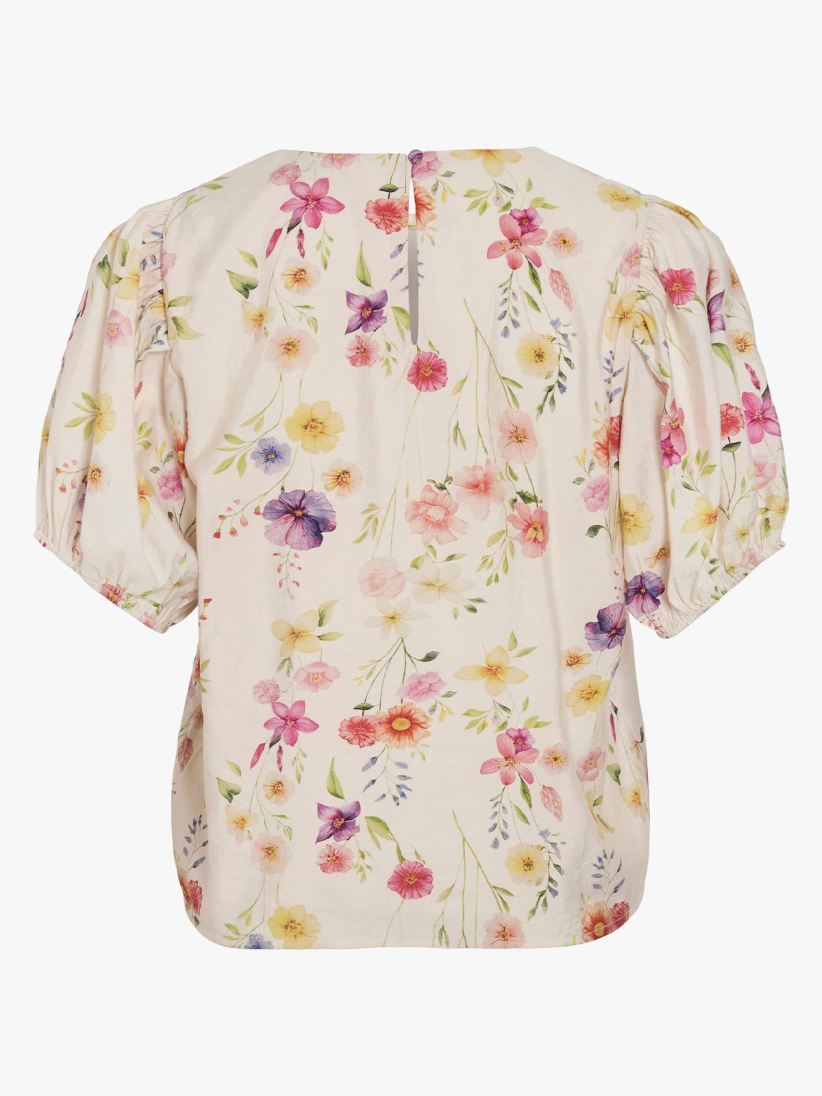 Vila Alinia O-Neck 2/4 Top Snow White