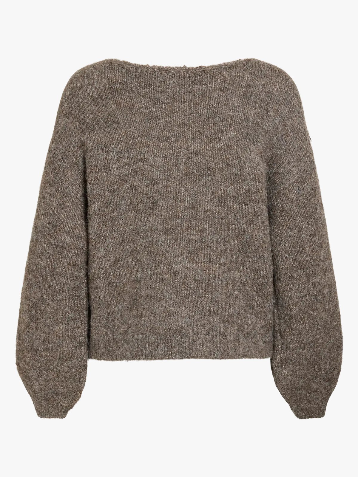 Vila Marley Long Sleeve Knit Pullover Falcon MELANGE