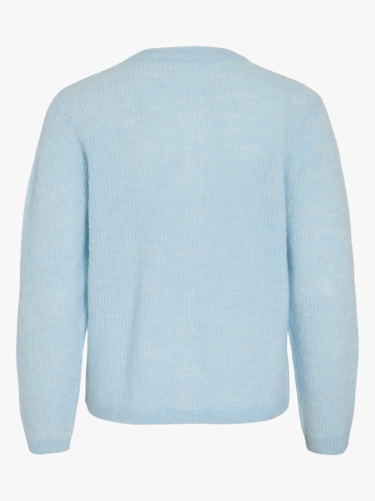 Vila Lory O-Neck Long Sleeve Knit Cardigan Nantucket Breeze Melange