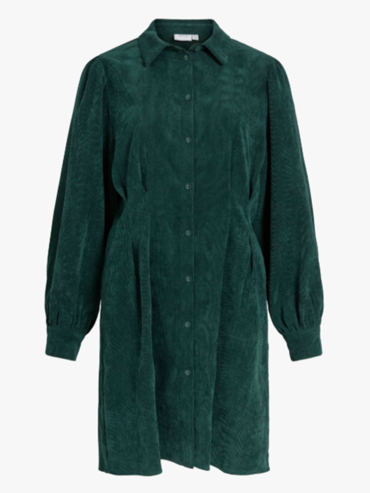 Vila Cordu Long Sleeve Shirt Dress Ponderosa Pine