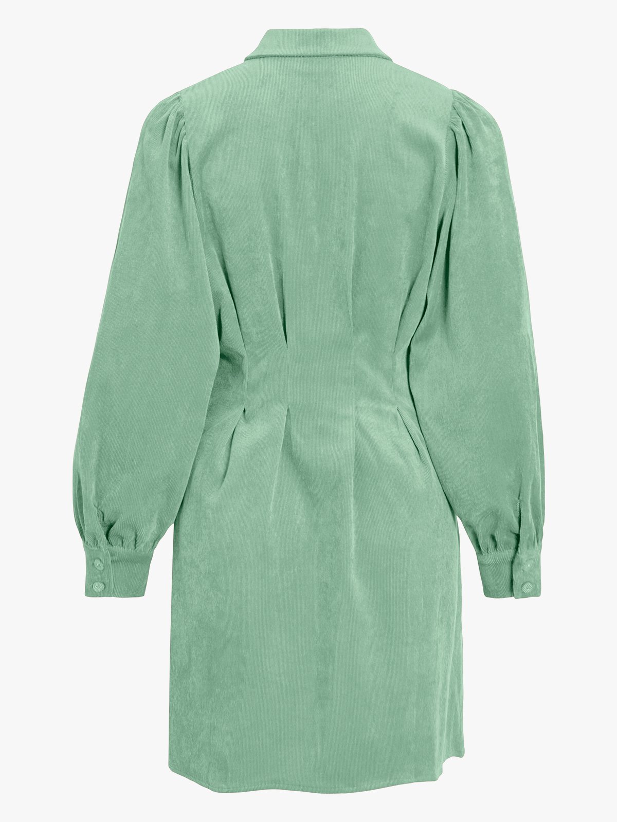 Vila Cordu Long Sleeve Shirt Dress Smoke Green