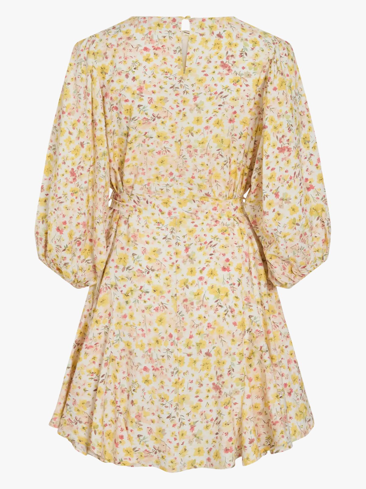 Vila Guaca Fel O-Neck 3/4 Short Dress Yarrow