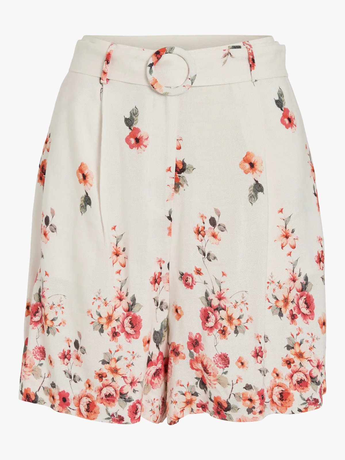 Vila Elma Bai High Waist Shorts Cloud Dancer