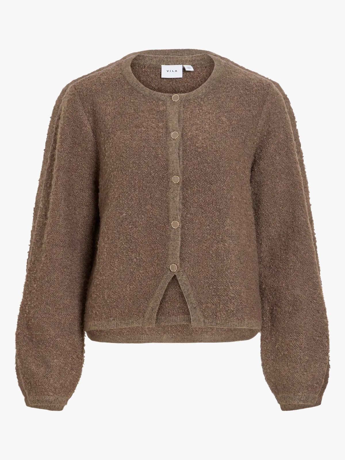 Vila Pigga O-Neck Long Sleeve Knit Jacket Falcon