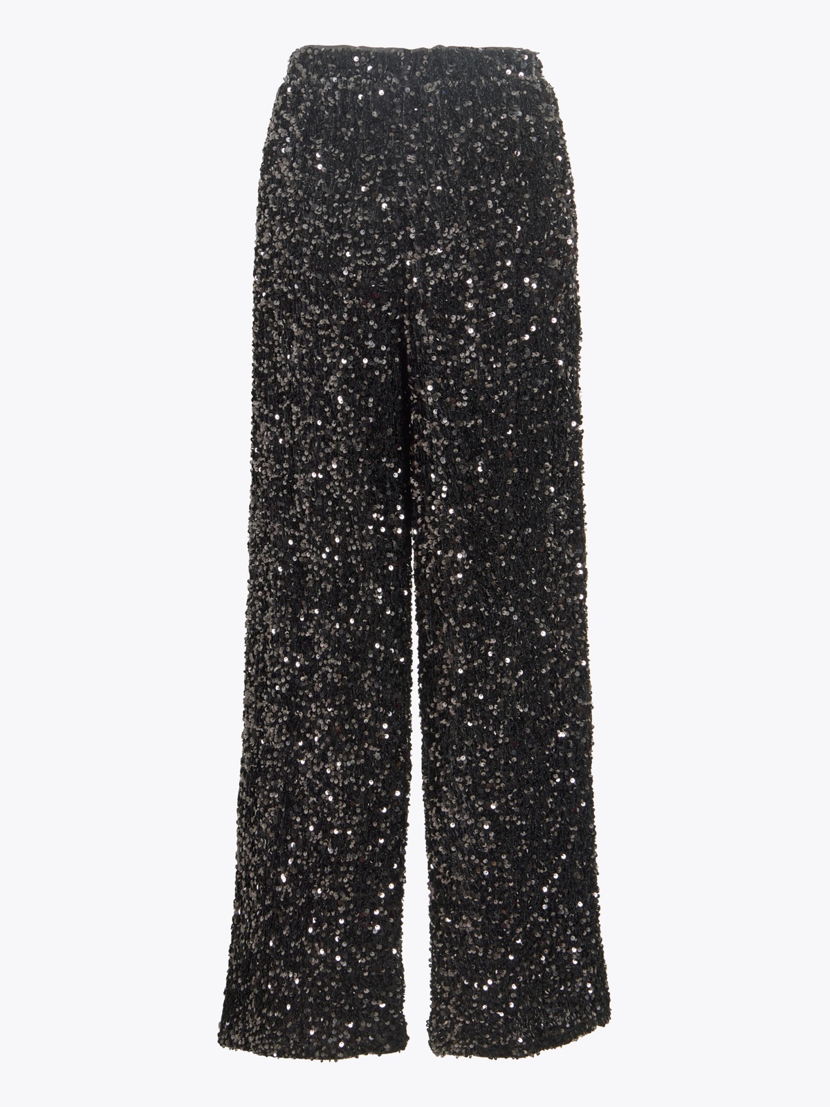Vila Faith High Waist Wide Pants Sort