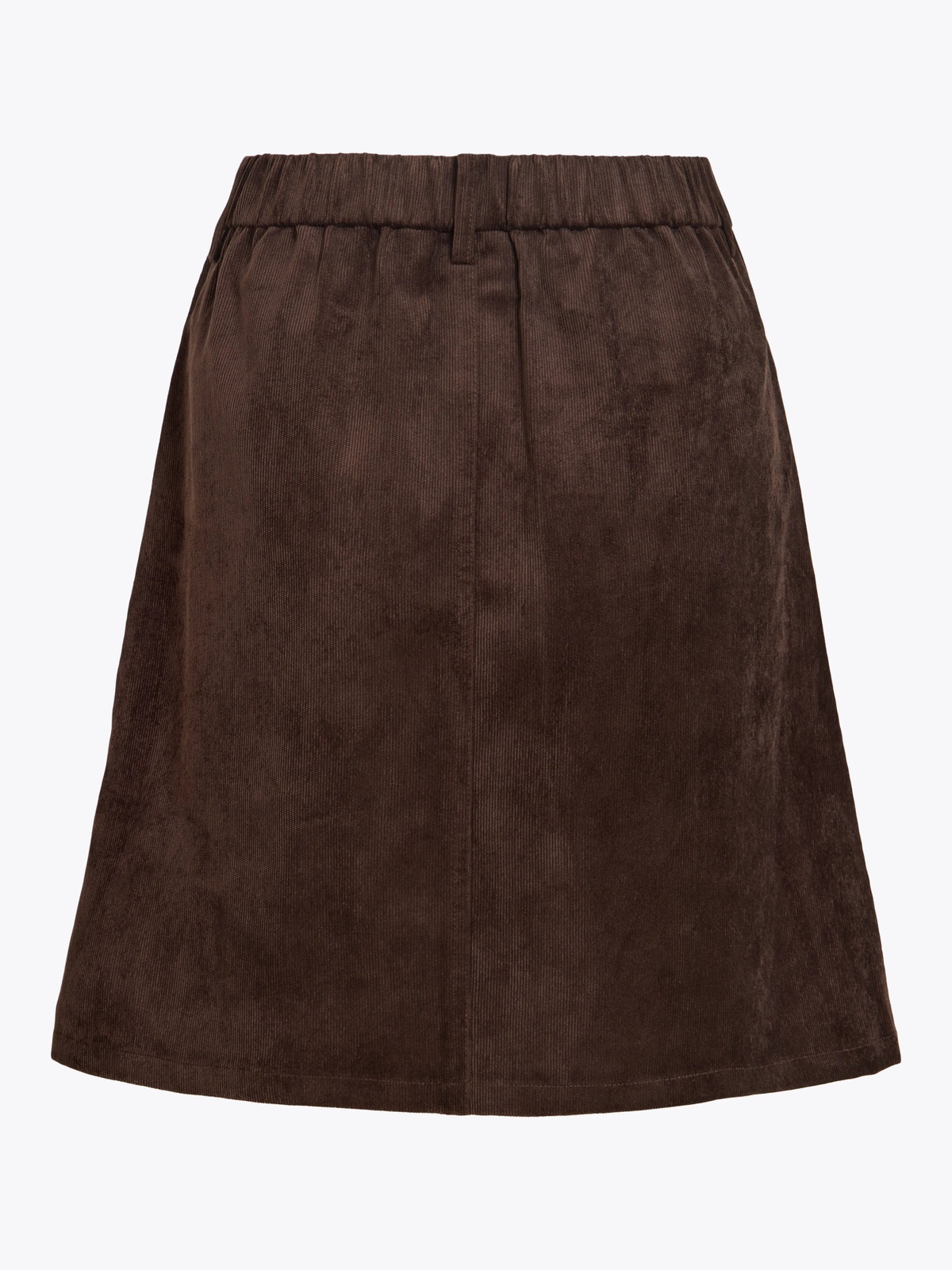 Vila Courdie High Waist A-Line Skirt Coffee Bean