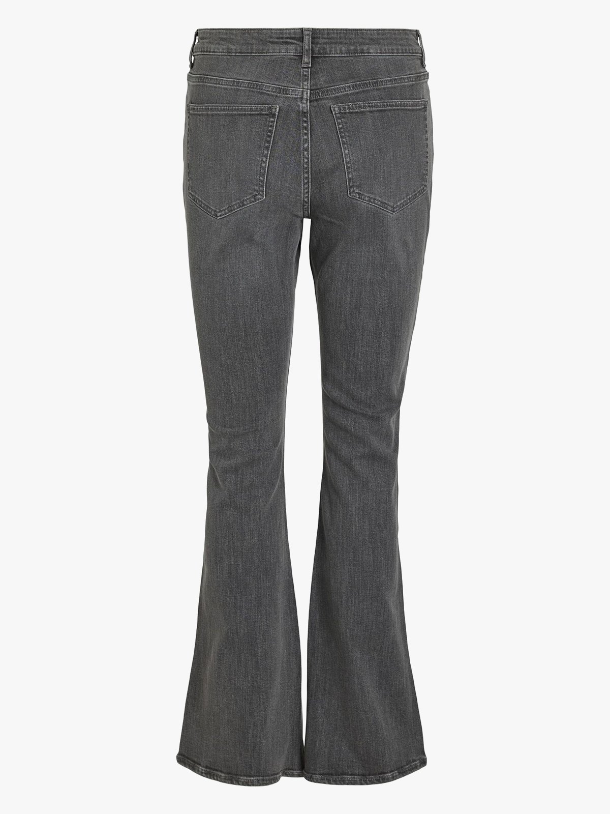Vila Betty RW Flared Jeans Grey Denim